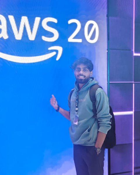 At the AWS Summit Mumbai 2026 sign